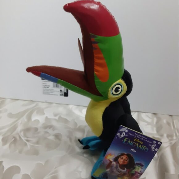 Disney Parks Encanto Pico Toucan Parrot Bird 9" Plush New A2B41 - Picture 1 of 3